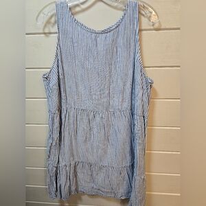Old Navy Striped Mini Sleveless Dress